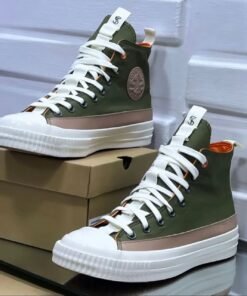 Alternative view of CNVRS CHUCK TYLOR HIGH TODD SNYDER REBEL PREP ALL STAR LIFT [OLIVE / PEACH / WHITE] 2708025