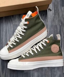 CNVRS CHUCK TYLOR HIGH TODD SNYDER REBEL PREP ALL STAR LIFT [OLIVE / PEACH / WHITE] 2708025