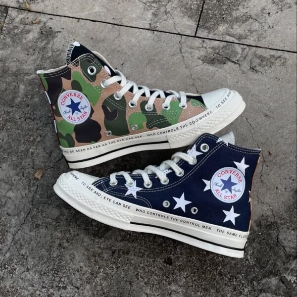 CNVRS CHUCK TYLOR 70 HIGH BRAIN DEAD SPLIT EDITION – CAMO STARS [MULTI] 2508025