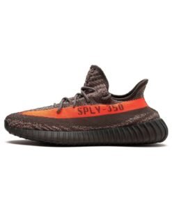 Alternative view of YEEZY BOOST 350 V2 CARBON BELUGA SURPLUS [DARK GERY / ORANGE] 0901025