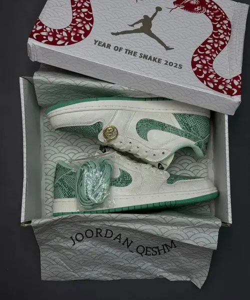 Alternative view of AIR JORDAN 1 LOW YEAR OF THE SNAKE 2025