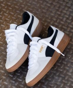 Alternative view of PUMA PALERMO WHITE VAPOR GREY GUM
