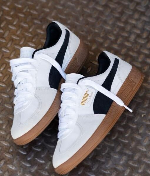 Alternative view of PUMA PALERMO WHITE VAPOR GREY GUM