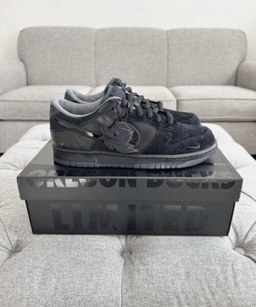 Alternative view of dunk low ducks of the feather university of oregon