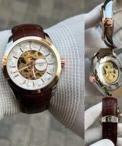 TISSOT 1853 AUTOMATIC PRIMIUM QUILTY LEATHER WATCH