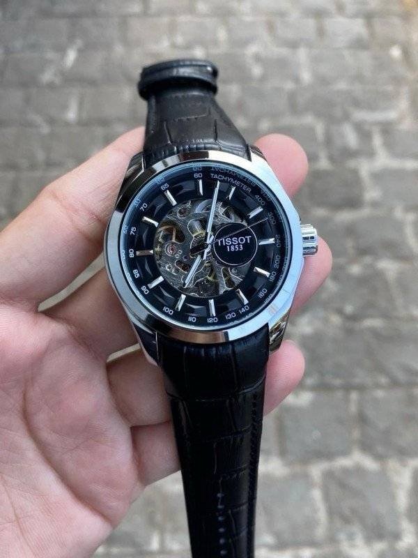 TISSOT 1853 AUTOMATIC PRIMIUM QUILTY LEATHER WATCH - Image 2