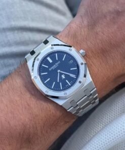 Audemars Piguet AP Royal Oak Silver Blue Metal