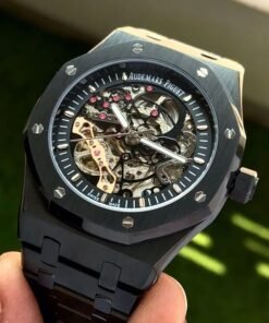 Alternative view of Audemars Piguet Skeleton AP Royal Oak Black Skeleton Metal