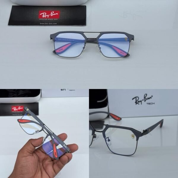 Alternative view of Rayban 04 gray plano