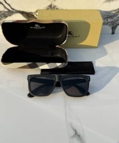 Branded BURBERY Full Black Sunglasses (With Original Kit)