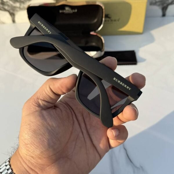 Alternative view of Branded BURBERY Full Black Sunglasses (With Original Kit)