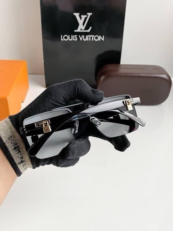 Branded Lv Gold Black Sunglasses Bt (With Original Kit) - Image 3