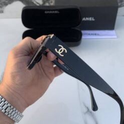 Alternative view of Branded Chnl Prs Full Black Sunglasses (With Original Kit)