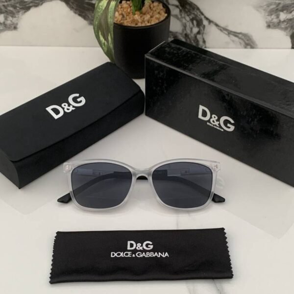 Alternative view of Branded D&G White Black Sunglasses (With Original Kit)