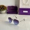 Branded Sunglasses Side Cap Silver Blue