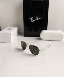 Alternative view of Branded Rb Black Gold Sunglasses Bt (With Original Kit)