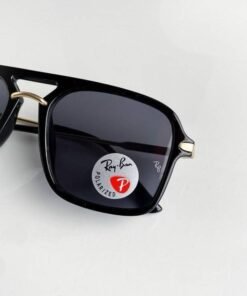 Alternative view of Branded Rb Black Gold Sunglasses Bt (With Original Kit)