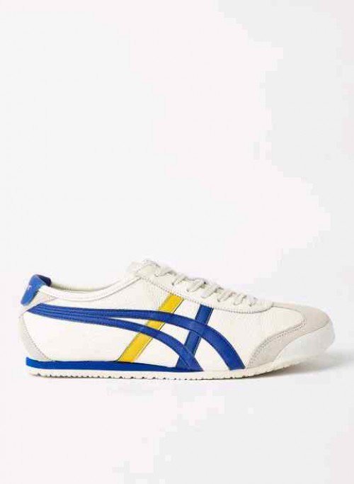 TIGER Mexico 66 Colorblock Sneakers WhiteBlue - Image 4