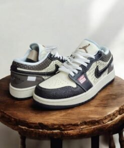 Nike air jordan 1low print mail brown