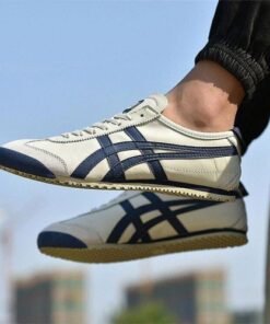 Alternative view of Tiger Mexico 66 Cream Navy 168