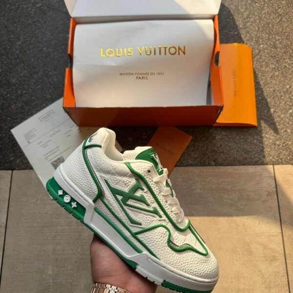 LOUI.S VUITTON TRAINER 2026 WHITE GREEN