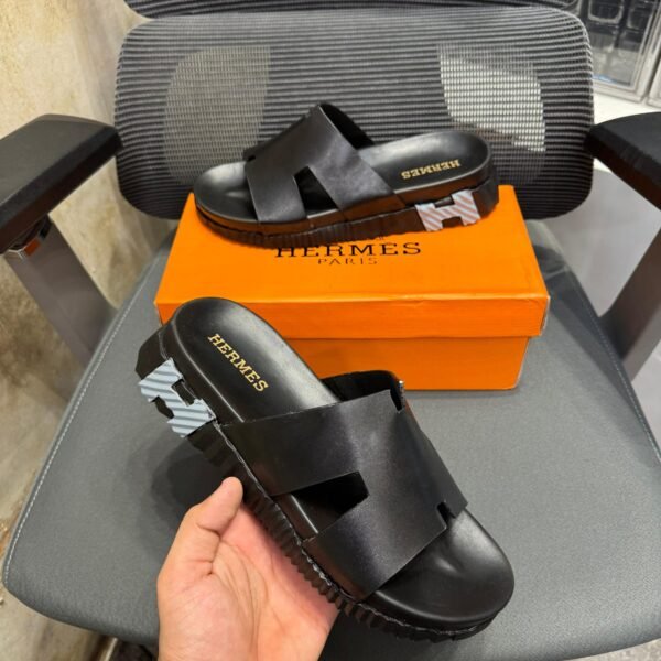 HERMES IZMIR PREMIUM MENS SANDAL BLACK