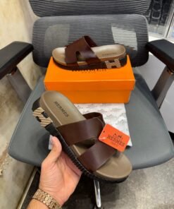 HERMES IZMIR PREMIUM MENS SANDAL BROWN