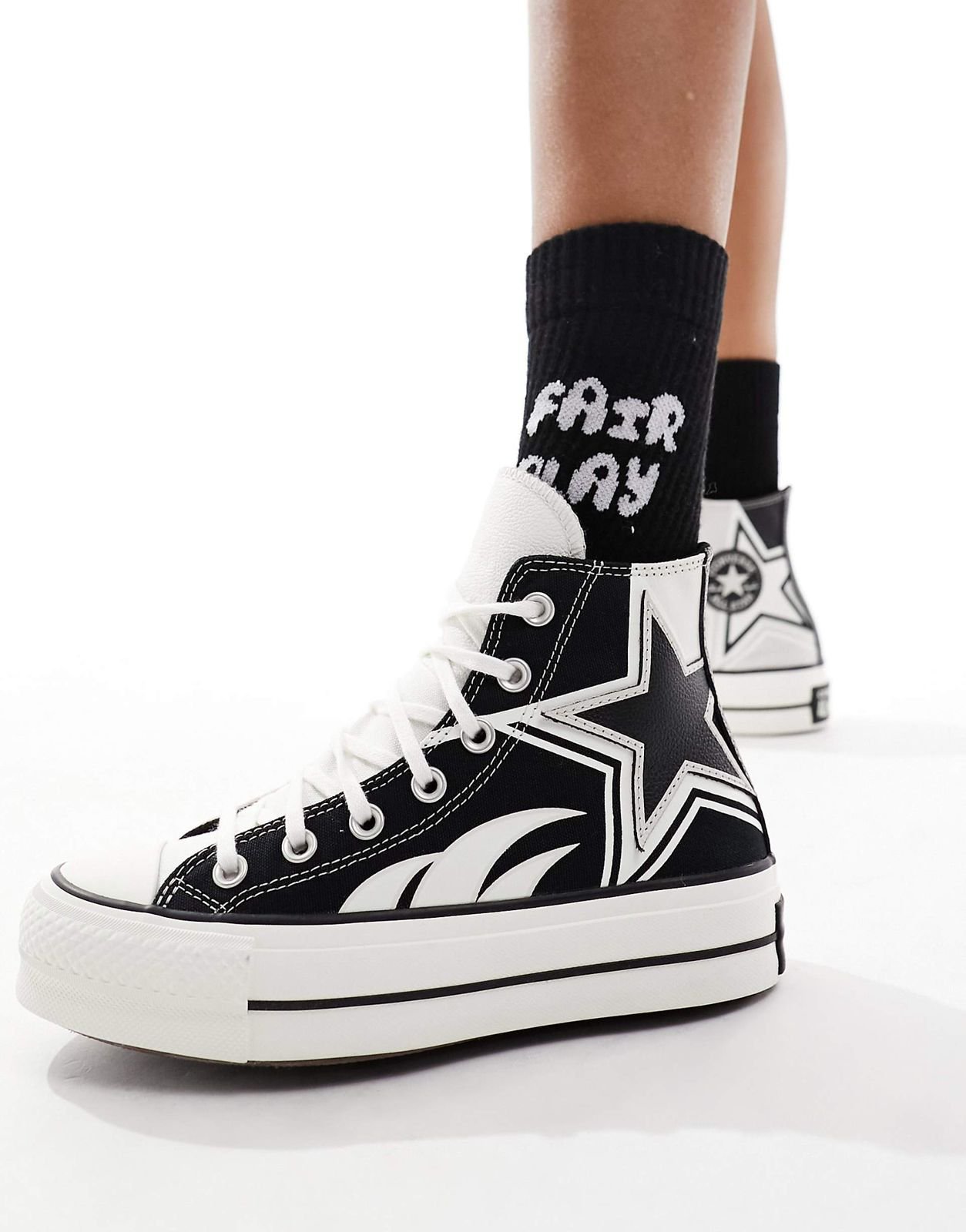 CONVERSE CHUCK TYLOR ALL STAR LIFT HIGH RACER - Image 6