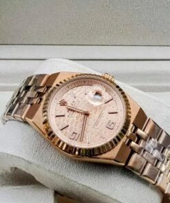 Rolex land dweller rose gold pink dial limited edition 003