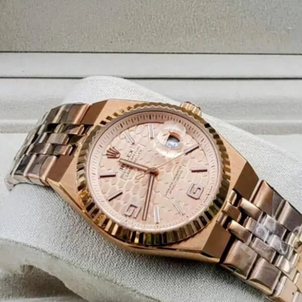 Rolex land dweller rose gold pink dial limited edition 003