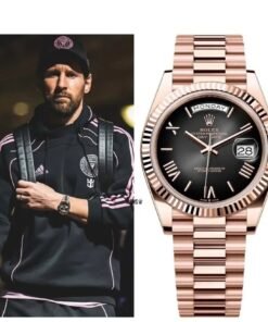 ROLEX ROSE GOLD BLACK DAIL LIONEL MESSI EDITION