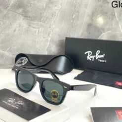 Alternative view of Branded Rb 2140 Black Shaded Sunglasses  (With Original Kit)