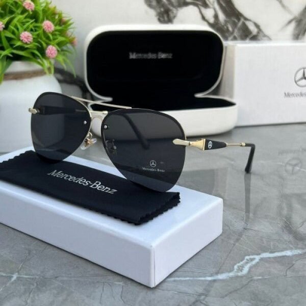 Alternative view of Branded Benz Sunglasses Black Shaded (With Original Kit)