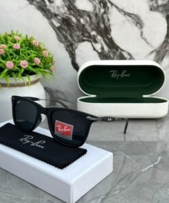 Branded RB Sunglasses 2148 black Silver (With Original Kit)