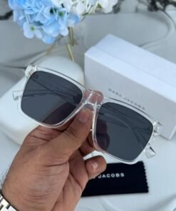 Alternative view of Branded MJ Sunglasses square transparent black (With Original Kit)