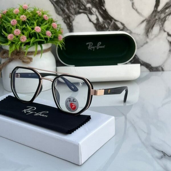 Alternative view of Branded RB Sunglasses 3160 gold plano(With Original Kit)