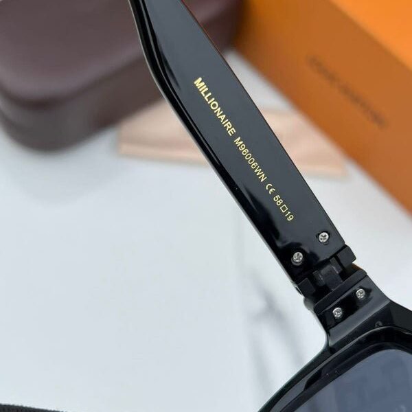 Alternative view of Branded LV Millionaire Sunglasses Full black (With Original Kit)