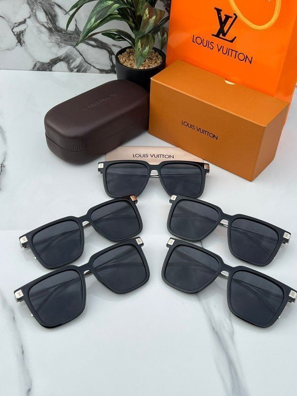Branded LV Sunglasses 2313 Metal black Silver (With Original Kit) - Image 2