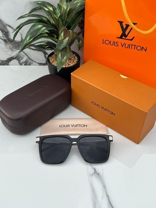 Branded LV Sunglasses 2313 Metal black Silver (With Original Kit) - Image 6