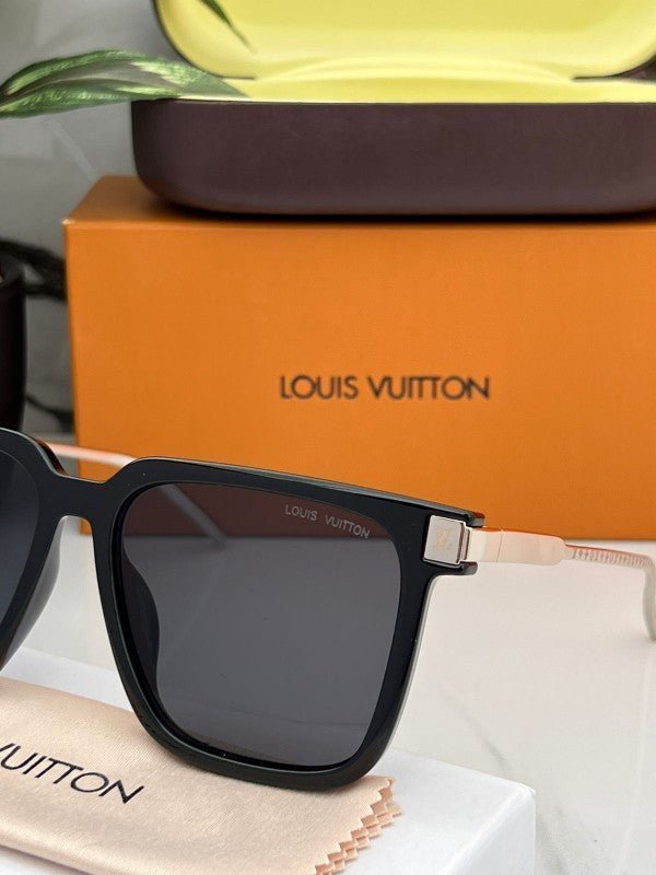 Branded LV Sunglasses 2313 Metal black Silver (With Original Kit) - Image 4