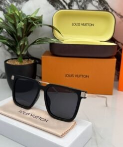 Branded LV Sunglasses 2313 Metal black Silver (With Original Kit)