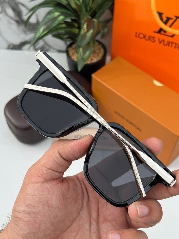 Branded LV Sunglasses 2313 Metal black Silver (With Original Kit) - Image 3