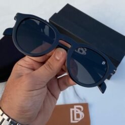 Alternative view of Branded Db Round Full Black Sunglasses  (With Original Kit)