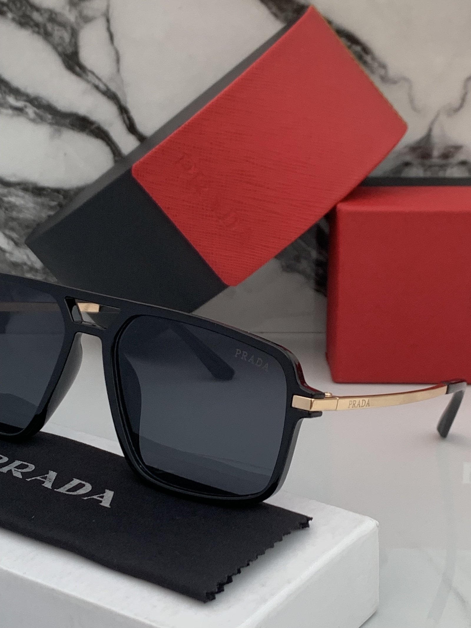 Branded PDA 70 Black Sunglasses (With Original Kit) - Image 2