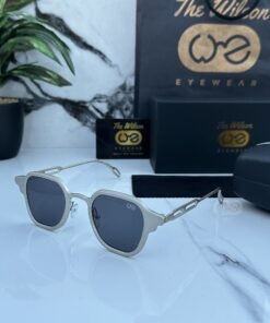 Branded  WLSON 2381 silver black Sunglasses (With Original Kit)