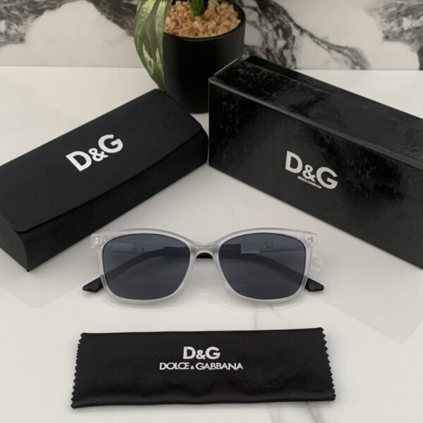 Alternative view of Branded D&G White Black Sunglasses (With Original Kit)