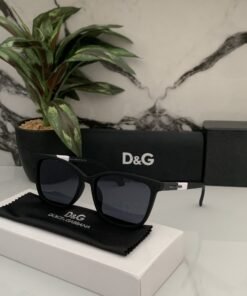 Branded D&G Full Black Sunglasses (With Original Kit)