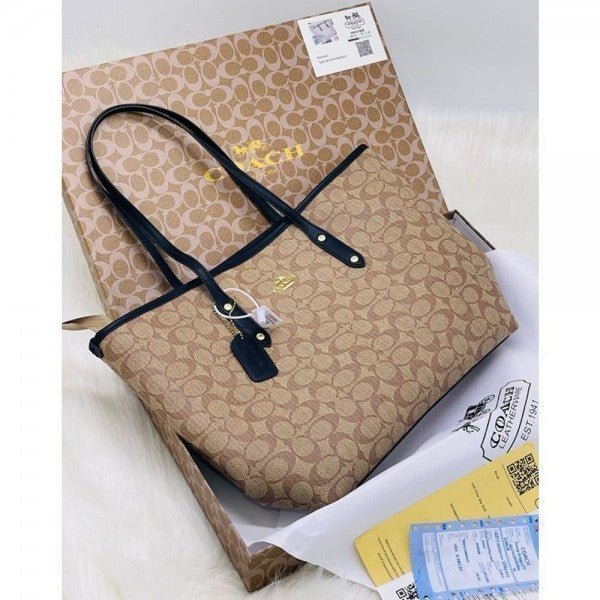 Alternative view of Branded Signature City TOTE Bag With Box Eddition (CH-1152)