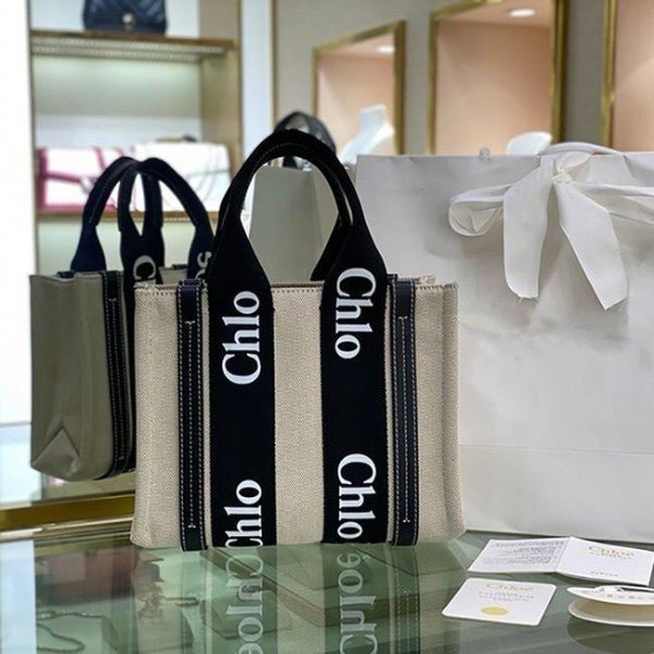 Branded Canvas Tote Balck Premuim tote bag (CH-1155) - Image 4