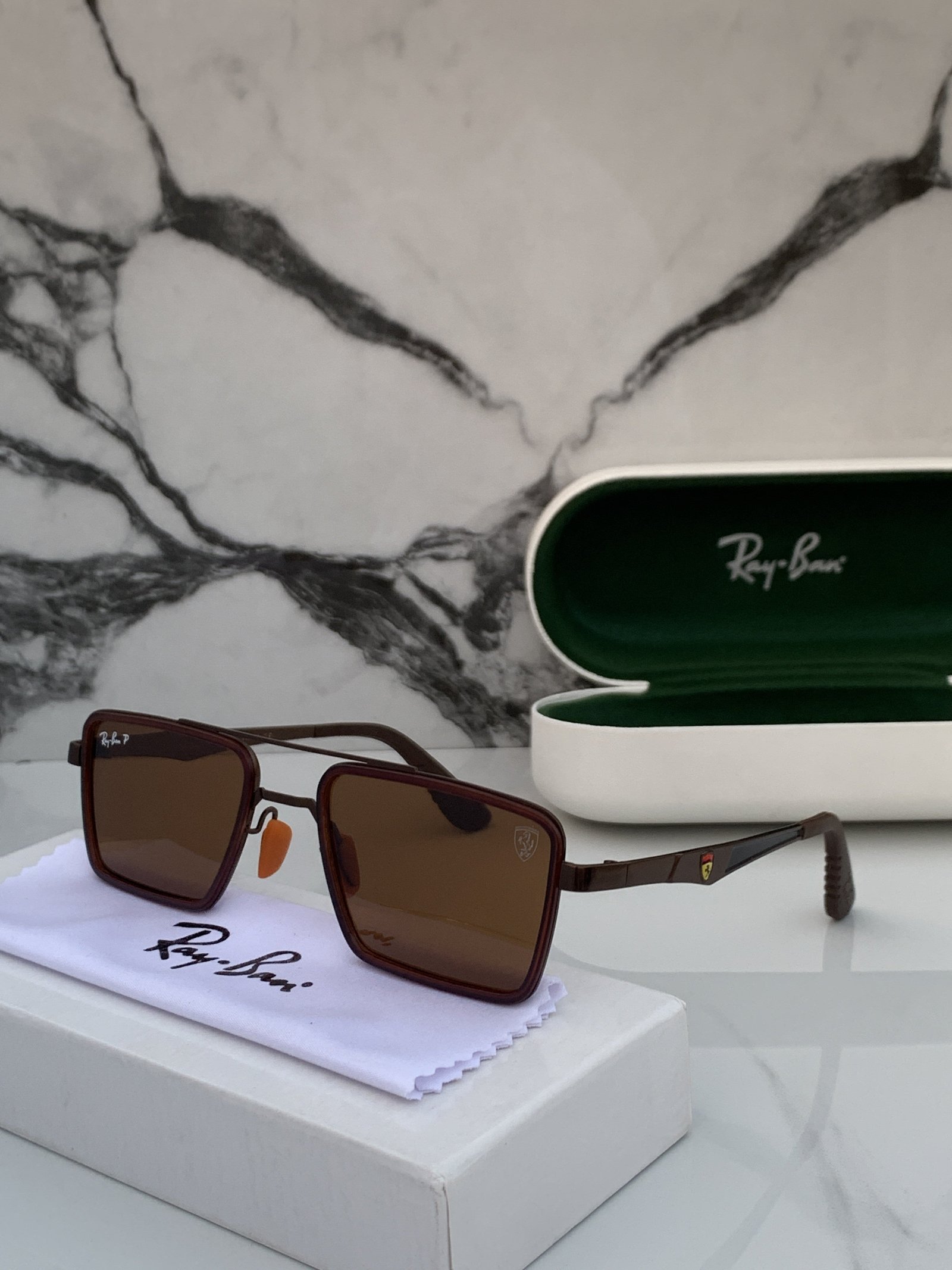 Branded Sunglasses RB 3601 full brown(With Original Kit) - Image 4